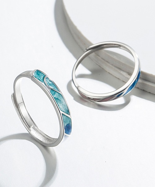 clarity blanc（クラリティーブラン）の「925シルバー ペアリング フリーサイズ 2個セット（リング・レディース・A/K/I/J/L/B/N/C/G/H/E/M/D・FREE）」の19枚目の写真