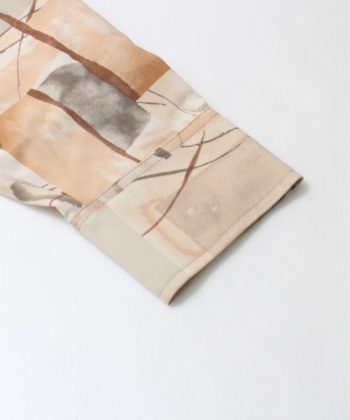 one way（ワンウェイ）の「【oneway】ボカシ柄シャツ（シャツ/ブラウス・レディース・ベージュ/ライトグレー・FREE）」の10枚目の写真