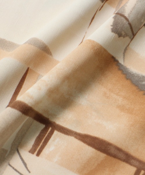 one way（ワンウェイ）の「【oneway】ボカシ柄シャツ（シャツ/ブラウス・レディース・ベージュ/ライトグレー・FREE）」の17枚目の写真