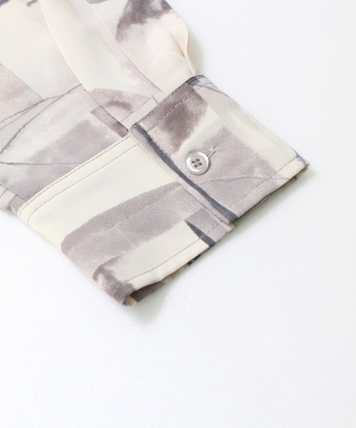 one way（ワンウェイ）の「【oneway】ボカシ柄シャツ（シャツ/ブラウス・レディース・ベージュ/ライトグレー・FREE）」の22枚目の写真