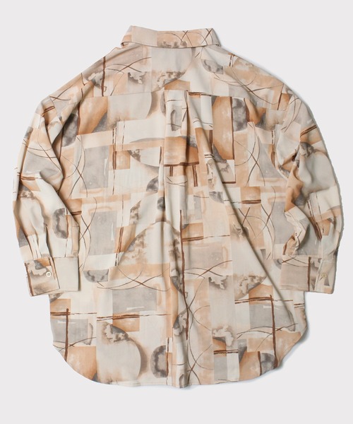 one way（ワンウェイ）の「【oneway】ボカシ柄シャツ（シャツ/ブラウス・レディース・ベージュ/ライトグレー・FREE）」の16枚目の写真