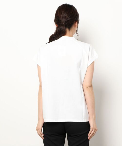 PIPING HOT FUTURE(パイピングホットフューチャー)の「MOCK NECK T-SHIRTS(Tシャツ/カットソー・レディース・ホワイト/ブラック/ブラウン・SMALL/MEDIUM/LARGE)」の8枚目の写真