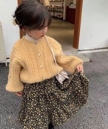io sono mao moderato（イオソノマオ　モデレート）の「小花柄ティアードスカート（スカート・キッズ）」