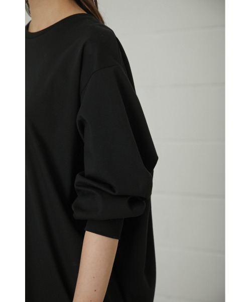 RIM.ARK（リムアーク）の「Back volume skirt set up（サロペット/オーバーオール・レディース・ブラック/ダークグリーン/ライトベージュ・FREE）」の6枚目の写真