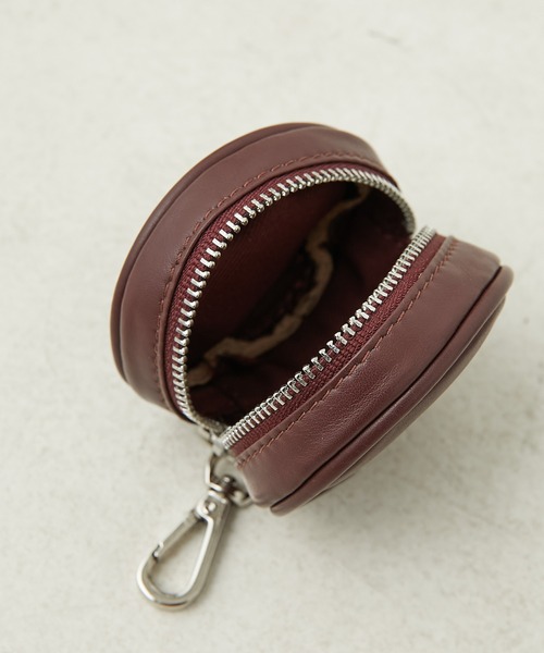ear PAPILLONNER(イアパピヨネ)の「【牛革】3点モバイルウォレットショルダーバッグ(ショルダーバッグ・レディース・ブラック/バーガンディー・FREE)」の8枚目の写真