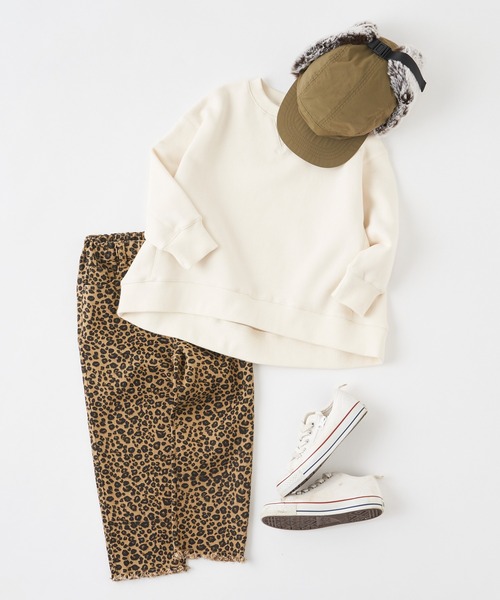 CIAOPANIC TYPY（チャオパニックティピー）の「【KIDS】【OSORO】スウェードライクスウェット（スウェット・キッズ・ホワイト系その他/チャコールグレー/ライトグレー/グリーン/レッド/オレンジ・SMALL/MEDIUM/LARGE/X-LARGE/XX-LARGE）」の10枚目の写真