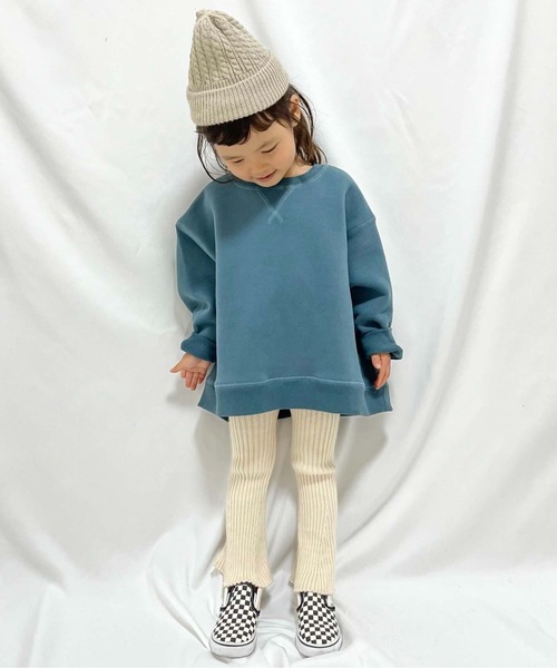 CIAOPANIC TYPY（チャオパニックティピー）の「【KIDS】【OSORO】スウェードライクスウェット（スウェット・キッズ・ホワイト系その他/チャコールグレー/ライトグレー/グリーン/レッド/オレンジ・SMALL/MEDIUM/LARGE/X-LARGE/XX-LARGE）」の21枚目の写真