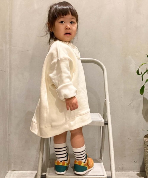 CIAOPANIC TYPY（チャオパニックティピー）の「【KIDS】【OSORO】スウェードライクスウェット（スウェット・キッズ・ホワイト系その他/チャコールグレー/ライトグレー/グリーン/レッド/オレンジ・SMALL/MEDIUM/LARGE/X-LARGE/XX-LARGE）」の15枚目の写真