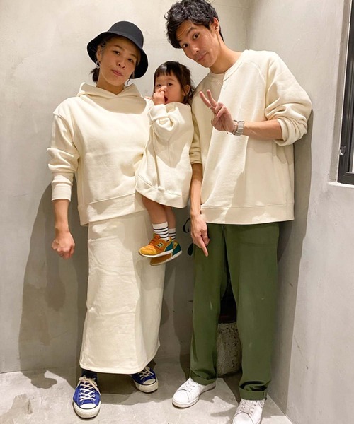 CIAOPANIC TYPY（チャオパニックティピー）の「【KIDS】【OSORO】スウェードライクスウェット（スウェット・キッズ・ホワイト系その他/チャコールグレー/ライトグレー/グリーン/レッド/オレンジ・SMALL/MEDIUM/LARGE/X-LARGE/XX-LARGE）」の17枚目の写真