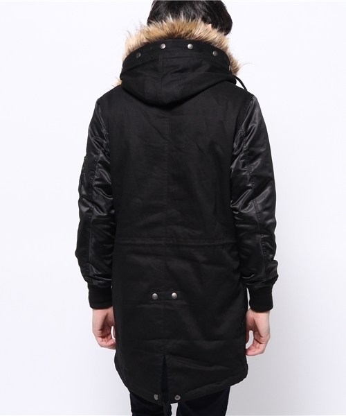 WHO'S WHO gallery(フーズフーギャラリー)の「【Em@//ONE】モッズコート(モッズコート・メンズ・ブラック/カーキ・MEDIUM/LARGE)」の5枚目の写真