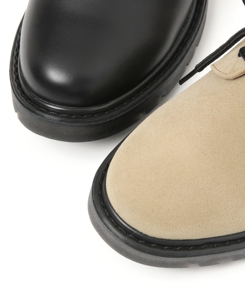 GLOBAL WORK（グローバルワーク）の「LUXTECHポストマンS/216098（ドレスシューズ・メンズ・ブラック/ベージュ・MEDIUM/LARGE）」の9枚目の写真