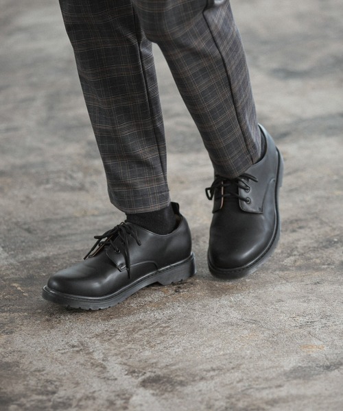 GLOBAL WORK（グローバルワーク）の「LUXTECHポストマンS/216098（ドレスシューズ・メンズ・ブラック/ベージュ・MEDIUM/LARGE）」の19枚目の写真