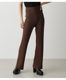 RIB KNIT FLARE PANTS/リブニットフレアパンツ