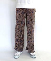 Grand PARK | オリエンタル柄　プリーツパンツ(その他パンツ)