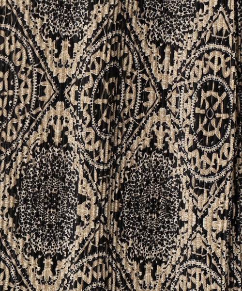 Grand PARK（グランドパーク）の「オリエンタル柄　プリーツパンツ（その他パンツ・レディース・ブラック系その他/ネイビー系/ブラウン系その他・FREE）」の12枚目の写真