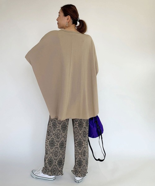 Grand PARK（グランドパーク）の「オリエンタル柄　プリーツパンツ（その他パンツ・レディース・ブラック系その他/ネイビー系/ブラウン系その他・FREE）」の6枚目の写真