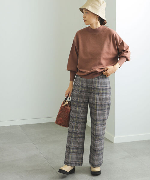 BEAMS HEART（ビームスハート）の「BEAMS HEART / ふっくら袖 ハイネック プルオーバー（ニット/セーター・レディース・ブラック/ブルー/ホワイト系その他5/オレンジ系その他2・FREE）」の17枚目の写真