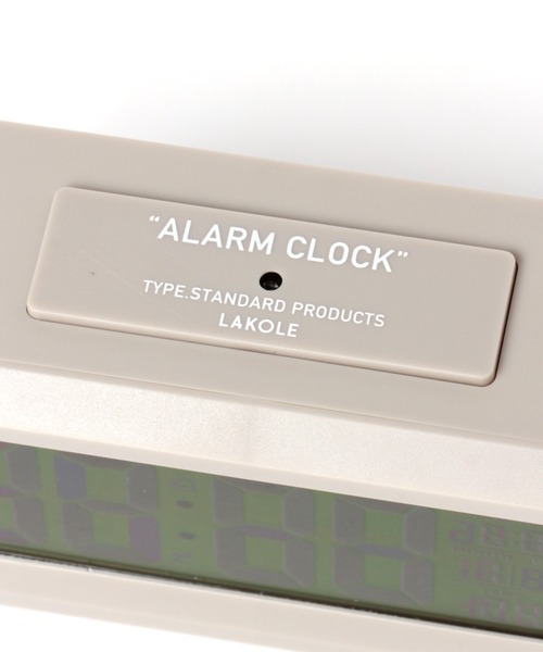 LAKOLE（ラコレ）の「アラーム付きデジタル置き時計 / 228358（置時計・レディース・グリーン/アイボリー/チャコール・FREE）」の14枚目の写真