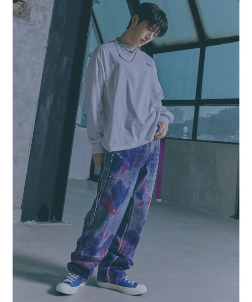 EVRIS（エヴリス）の「【B.I×EVRIS】コラボロンTEE（Tシャツ/カットソー・レディース・ホワイト/ブラック・FREE）」の13枚目の写真