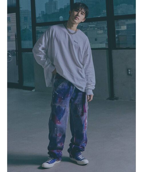 EVRIS（エヴリス）の「【B.I×EVRIS】コラボロンTEE（Tシャツ/カットソー・レディース・ホワイト/ブラック・FREE）」の17枚目の写真