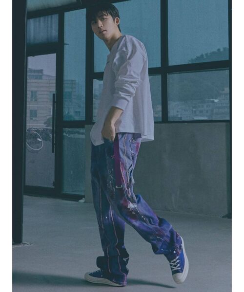 EVRIS（エヴリス）の「【B.I×EVRIS】コラボロンTEE（Tシャツ/カットソー・レディース・ホワイト/ブラック・FREE）」の7枚目の写真