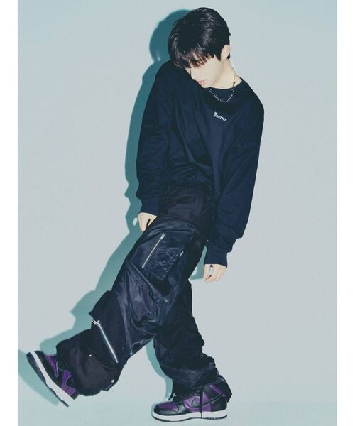 EVRIS（エヴリス）の「【B.I×EVRIS】コラボロンTEE（Tシャツ/カットソー・レディース・ホワイト/ブラック・FREE）」の19枚目の写真