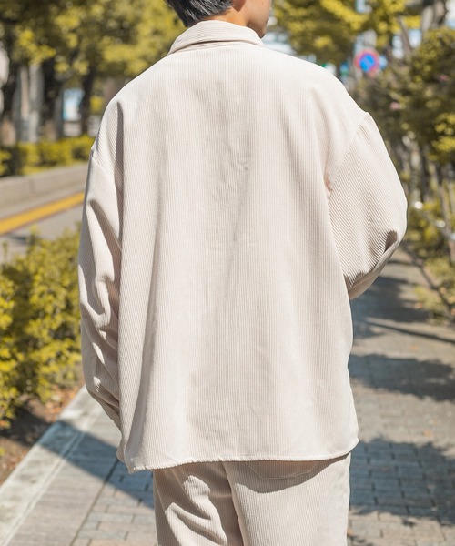 セール】コーデュロイオーバーシャツ/セットアップ対応(ユニセックス