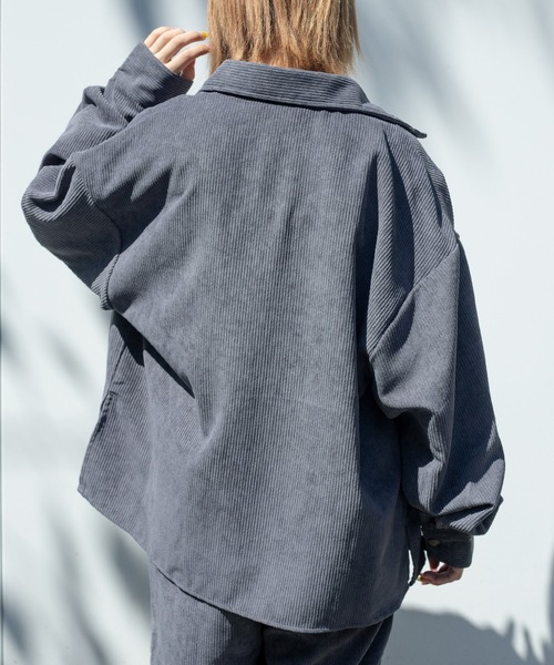 セール】コーデュロイオーバーシャツ/セットアップ対応(ユニセックス