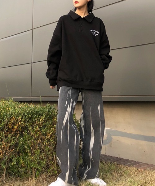 crump(クランプ)の「【crump 】ライフスタイルクラブ カラースウェットシャツ(スウェット・レディース・ブラック/グレー・MEDIUM/LARGE/X-LARGE)」の3枚目の写真