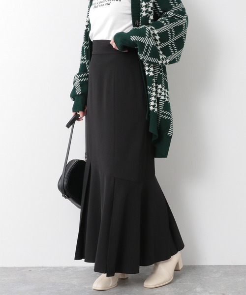 Heather(ヘザー)の「スソデザインフレアスカート 256542(スカート・レディース・ブラック/ブラウン/グリーン・FREE)」の2枚目の写真