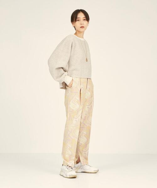 BRACTMENT(ブラクトメント)の「<BRACTMENT(ブラクトメント)>BM アブストラクト プリント プレストパンツ(その他パンツ・レディース・ブラック/ベージュ・38/36)」の18枚目の写真