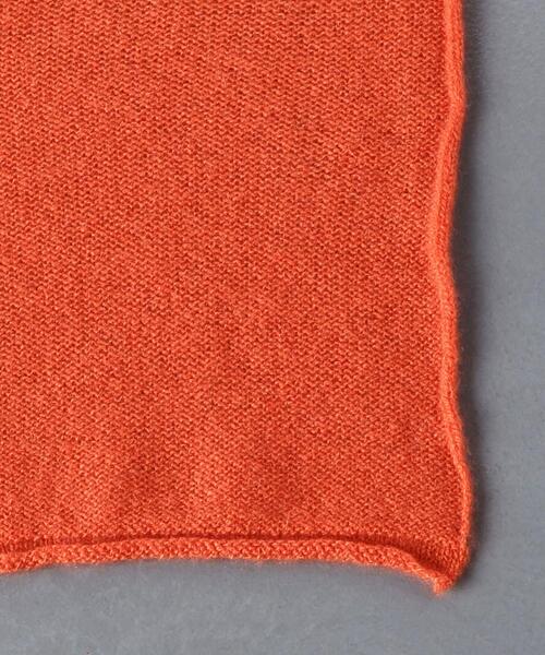 UNITED ARROWS(ユナイテッドアローズ)の「<UNITED ARROWS>カシミヤ ニット ストール(ストール/ショール・レディース・ライトグレー/ブラック/オフホワイト/オレンジ/モカ・FREE)」の7枚目の写真
