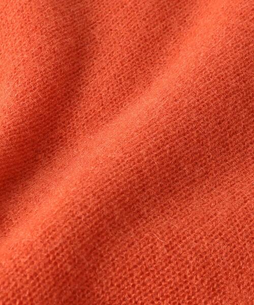 UNITED ARROWS(ユナイテッドアローズ)の「<UNITED ARROWS>カシミヤ ニット ストール(ストール/ショール・レディース・ライトグレー/ブラック/オフホワイト/オレンジ/モカ・FREE)」の9枚目の写真