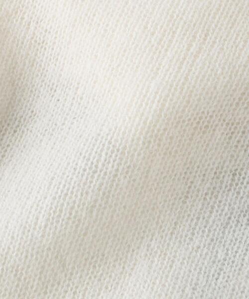 UNITED ARROWS(ユナイテッドアローズ)の「<UNITED ARROWS>カシミヤ ニット ストール(ストール/ショール・レディース・ライトグレー/ブラック/オフホワイト/オレンジ/モカ・FREE)」の10枚目の写真