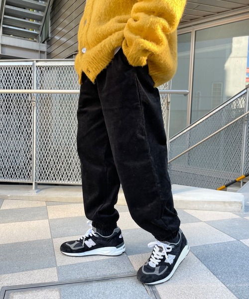 WHO'S WHO gallery(フーズフーギャラリー)の「COOPER FACTコーデュロイトラックパンツ(その他パンツ・メンズ・ブラック/ベージュ/ネイビー/グリーン・FREE)」の2枚目の写真
