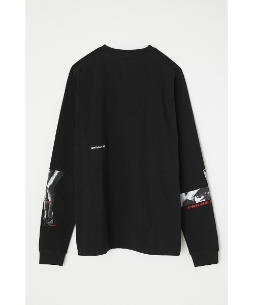 PROJECT U（プロジェクトユー）の「PU CHARM EYED LONG Tシャツ（Tシャツ/カットソー・レディース・ホワイト/ライトブルー/ブラック・MEDIUM/LARGE）」の9枚目の写真