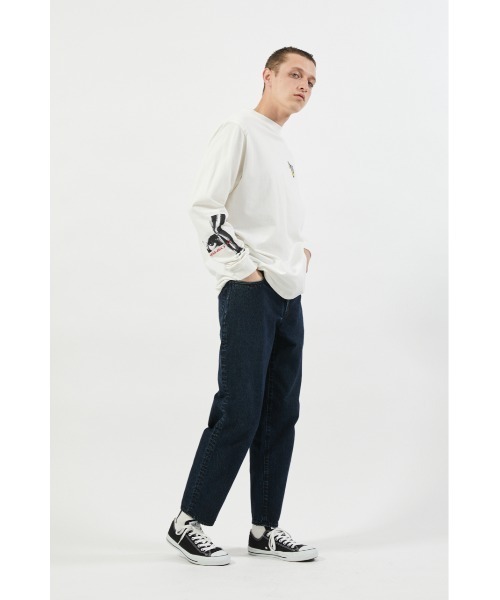 PROJECT U（プロジェクトユー）の「PU CHARM EYED LONG Tシャツ（Tシャツ/カットソー・レディース・ホワイト/ライトブルー/ブラック・MEDIUM/LARGE）」の20枚目の写真