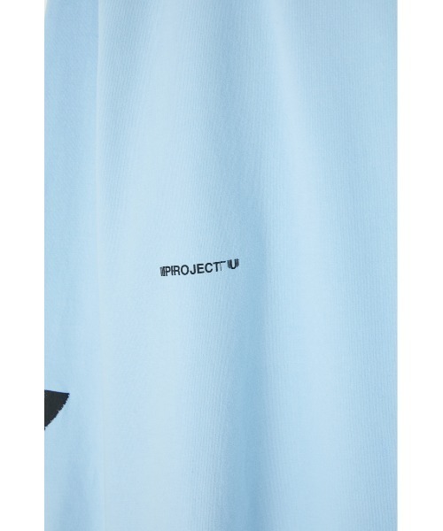 PROJECT U（プロジェクトユー）の「PU CHARM EYED LONG Tシャツ（Tシャツ/カットソー・レディース・ホワイト/ライトブルー/ブラック・MEDIUM/LARGE）」の17枚目の写真