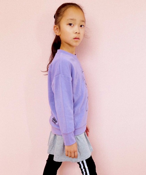 THE CASUAL（カジュアル）の「ルーニー・テューンズ プリント BIG クルーネック トレーナー キッズ（スウェット・キッズ・ブラック/ラベンダー/オフホワイト/杢グレー/モカ/ミント・110cm/130cm/150cm/120cm/140cm/160cm）」の12枚目の写真