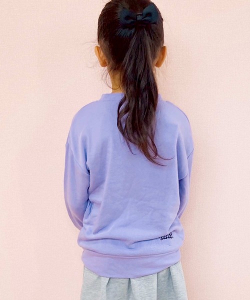 THE CASUAL（カジュアル）の「ルーニー・テューンズ プリント BIG クルーネック トレーナー キッズ（スウェット・キッズ・ブラック/ラベンダー/オフホワイト/杢グレー/モカ/ミント・110cm/130cm/150cm/120cm/140cm/160cm）」の10枚目の写真