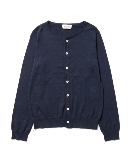 BEAMS BOY(ビームスボーイ)の「BEAMS BOY / 14ゲージ BB刺繍クルーカーディガン 15SS(カーディガン/ボレロ・レディース・ホワイト/グレー/レッド/イエロー/ライトブルー/ネイビー・0/1)」の22枚目の写真