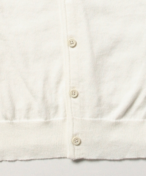BEAMS BOY(ビームスボーイ)の「BEAMS BOY / 14ゲージ BB刺繍クルーカーディガン 15SS(カーディガン/ボレロ・レディース・ホワイト/グレー/レッド/イエロー/ライトブルー/ネイビー・0/1)」の19枚目の写真