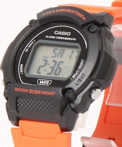 CASIO カシオ/ デジタルウォッチ 樹脂ベルト 5気圧防水 Wシリーズ（デジタル腕時計）｜CASIO（カシオ）