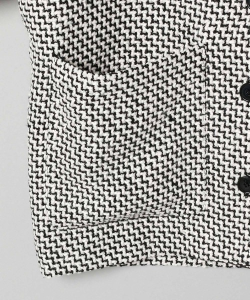 JEANASIS(ジーナシス)の「ツイードノーカラージャケット/260666(ノーカラージャケット・レディース・ホワイト系その他/グリーン系その他/ブルー系その他・FREE)」の12枚目の写真