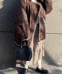 cuorequal（クオレコール）の「キルティングコート(※カーキ、その他1、その他2はロング丈、ブラウンとアイボリーはショート丈となります)（その他アウター）」