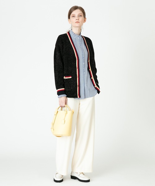 allureville（アルアバイル）の「シャギーラメミディカーディガン