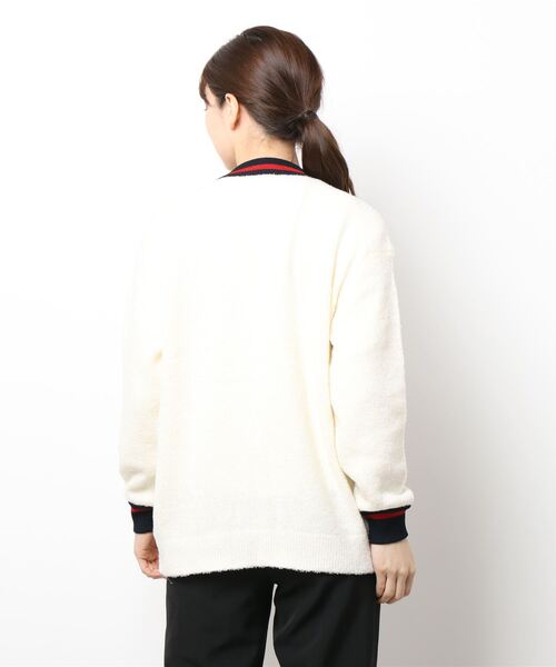 allureville（アルアバイル）の「シャギーラメミディカーディガン