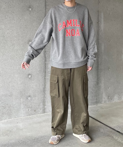 y/m by れぽすけ(イムバイレポスケ)の「CAMILLE NOAスウェットトップス(スウェット・メンズ・ブラック/グレー・MEDIUM/LARGE)」の22枚目の写真