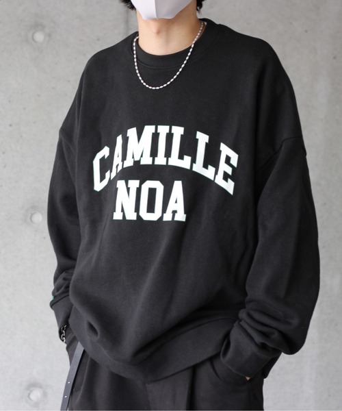 y/m by れぽすけ(イムバイレポスケ)の「CAMILLE NOAスウェットトップス(スウェット・メンズ・ブラック/グレー・MEDIUM/LARGE)」の13枚目の写真