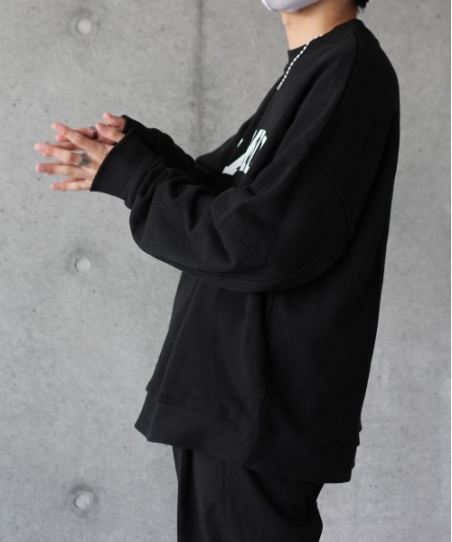 y/m by れぽすけ(イムバイレポスケ)の「CAMILLE NOAスウェットトップス(スウェット・メンズ・ブラック/グレー・MEDIUM/LARGE)」の17枚目の写真